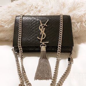 YSL Python Rare Small Kate Python Bag